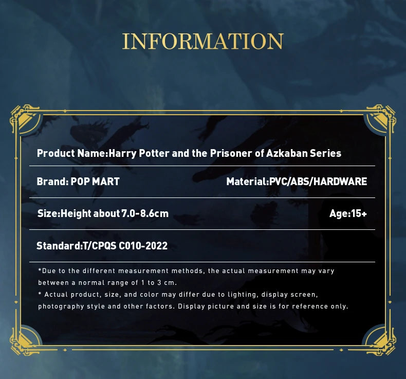 Harry Potter and the Prisoner of Azkaban POP MART