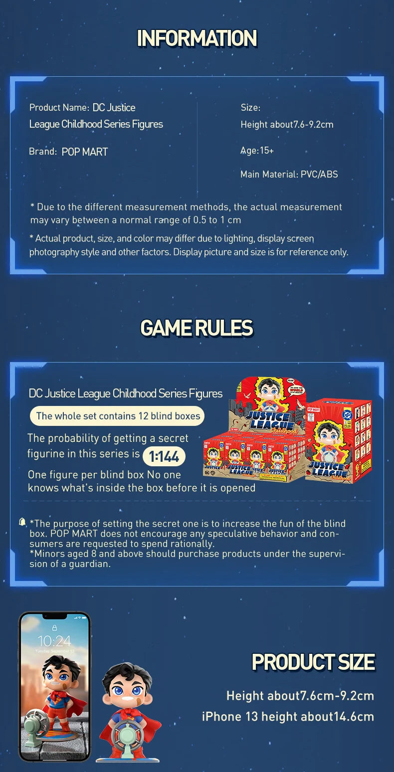 DC  Justice League POP MART